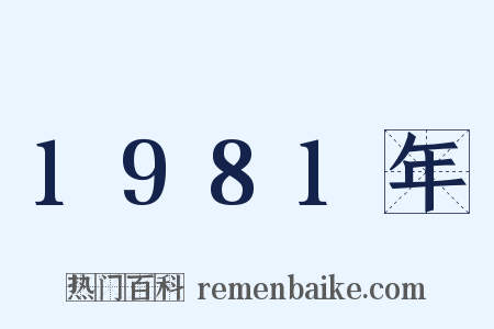 1981年是什么意思的图片